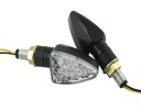 Smerovka 15 LED, čierna mini, pravá zadná