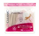 Vatové tyčinky Cleanic Pure Effect, 160 kusov