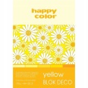 HAPPY COLOR DECO BLOCK A4 170g 20k ŽLTÁ ŽLTÁ