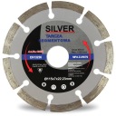 DIAMANTOVÝ DISK 115 x 22,2 x 7 mm STRIEBORNÝ SEGMENT