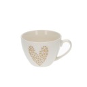 Porcelánový hrnček 400 ml srdce 5623