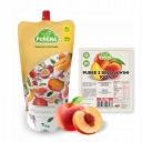Dužina broskyňového pyré 100% 1 kg PURENA