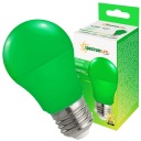Zelená LED ozdobná girlandová žiarovka, ozdobný svetelný zdroj E27, 4,9W