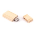 Wooden Pendrive Light Maple Wide 4 GB