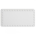 biely základný košík dno 16x31cm HDF obdĺžnik