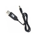USB NAPÁJACÍ kábel 5V až 9V DC zástrčka 5,5x2,1mm