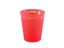 Opakovane použiteľný červený pohár 250 ml 1 ks