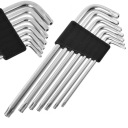 SADA KĽÚČOV TORX T10-T40 KĽÚČE 148MM 7 ks.