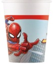Papierové narodeninové poháre SpiderMan, 8 kusov, 200 ml