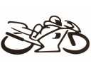 NÁLEPKA - MOTOCYKL STREET CHASER NAHÝ