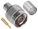 Zástrčka N 50 Ohm nalisovaná na kábel H-1000