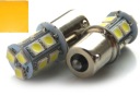 ORANŽOVÁ led 13 SMD 5050 R5W R10W BA15S 12V