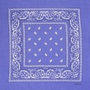 Bandama bandana bandana fialová paisley šatka