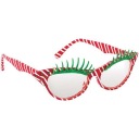 OKULIARE SANTA ELF s GLITTER mihalnicami Vianoce