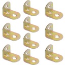 10x UHOLNÍK NÁBYTKU, SPOJKA NÁBYTKOVEJ DOSKY, KOVOVÝ DRŽÁK 20mmx20mm