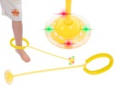 HULA HOP HULA HOP ŠVIHADLO NA NOHÁCH LED SVIETIACI HULA HOOP PRSTEŇ PRE DETI