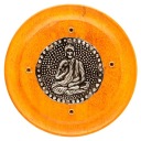 Okrúhly popolník na kadidlo Buddha