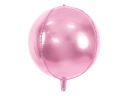Guľový fóliový balón, pre hélium, 50 cm, ružový