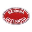 Nášivka Exemplary SCHOOLGIRL školský štít VÝŠIVKA