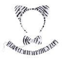 ČELENKA NA CHVOST, MOTÝĽ, DÁMSKY OUTFIT ZEBRA