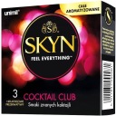 3 ochutené kondómy - Unimil Skyn ​​​​Cocktail Club
