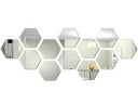 Dekorácia na stenu Hexa dekoračné zrkadlo 4 cm