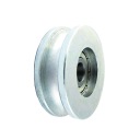 Kovová rolka fi. 44mm, namontovaný na kábli fi. 6 mm