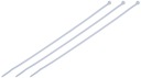 KLIPOVACIE VIAZAČKY biele 2,5X100mm (100ks)