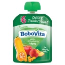 Jablko s broskyňou a tekvicou po 6 mesiacoch BoboVita 80 g