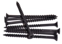 SKRUTKY DO DREVA ČIERNE 90 mm do sadrokartónu - 1 kg