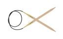 KnitPro Basix Buk kruhové ihlice / 6,0 mm; 60 cm