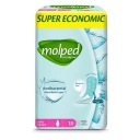 MOLPED Antibakteriálne hygienické vložky EXTRA HYGIENICKÉ dlhé, 18 ks.