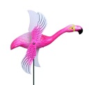 Flamingo PIN WHEEL Ornament Figúrka Hammered Bird
