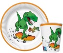 Súprava PAPIEROVÉ TANIERE + HRNÍČKOVÉ DINOSAURY