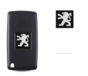 Nálepka so znakom Peugeot logo kľúč diaľkové ovládanie 16 mm