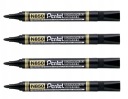 Pentel N850 čierny okrúhly permanentný popisovač x 4