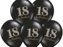 Balónové balóny nápis 18. narodeniny 10 kusov