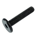 Skrutka s miskou M6 x 30 mm, metrická skrutka na nábytok čiernej farby