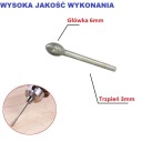 Plameňový diamantový rezač, 6 mm brúsny kotúč