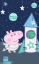 Osuška do škôlky 50x30 uterák PEPPA PIG GEORGE