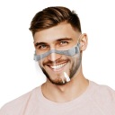 FACE SHIELD Tvárový štít, maska ​​na ústa a nos, 1 ks