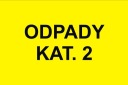 č. 36 VÝSTRAŽNÁ TABUĽKA KAT. 2 (žltá).