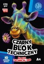 Čierny technický blok 10 listov 170g A4 Astra