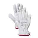 Pracovné rukavice HANDFLEX DG/01 lícová koža, rok 10