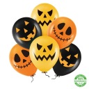 Halloween Scary Balloons mix 12 palcov, 6 kusov