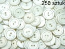 PLASTOVÉ GOMBÍKY 20 mm biela perleťová, balenie 250 ks.