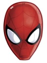 SPIDERMAN spider man papierové masky SPIDER 6 ks
