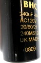 BHC RIFA 240uF 120V 25% Elektrolyt
