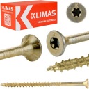 Skrutky do dreva 3x30 mm 500 ks TORX kužeľové Klimas WKCS
