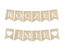 BANNER girlanda BOHO ECO 1. narodeniny pre JEDNOROČNÉ MENO